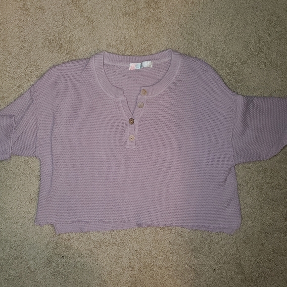 Free People Beach Cotton Pullover Relaxed Hailee Sweater - Picture 8 of 8